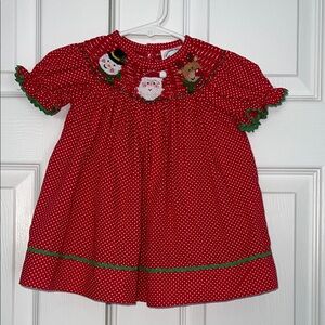Smocked Christmas Dress 
Southern Smocked Company